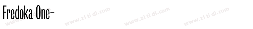 Fredoka One字体转换